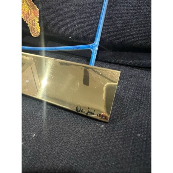 Tropical Fish in Aquarium, Metal Wall Sculpture, Signed C. Jere - Picture 5 of 5